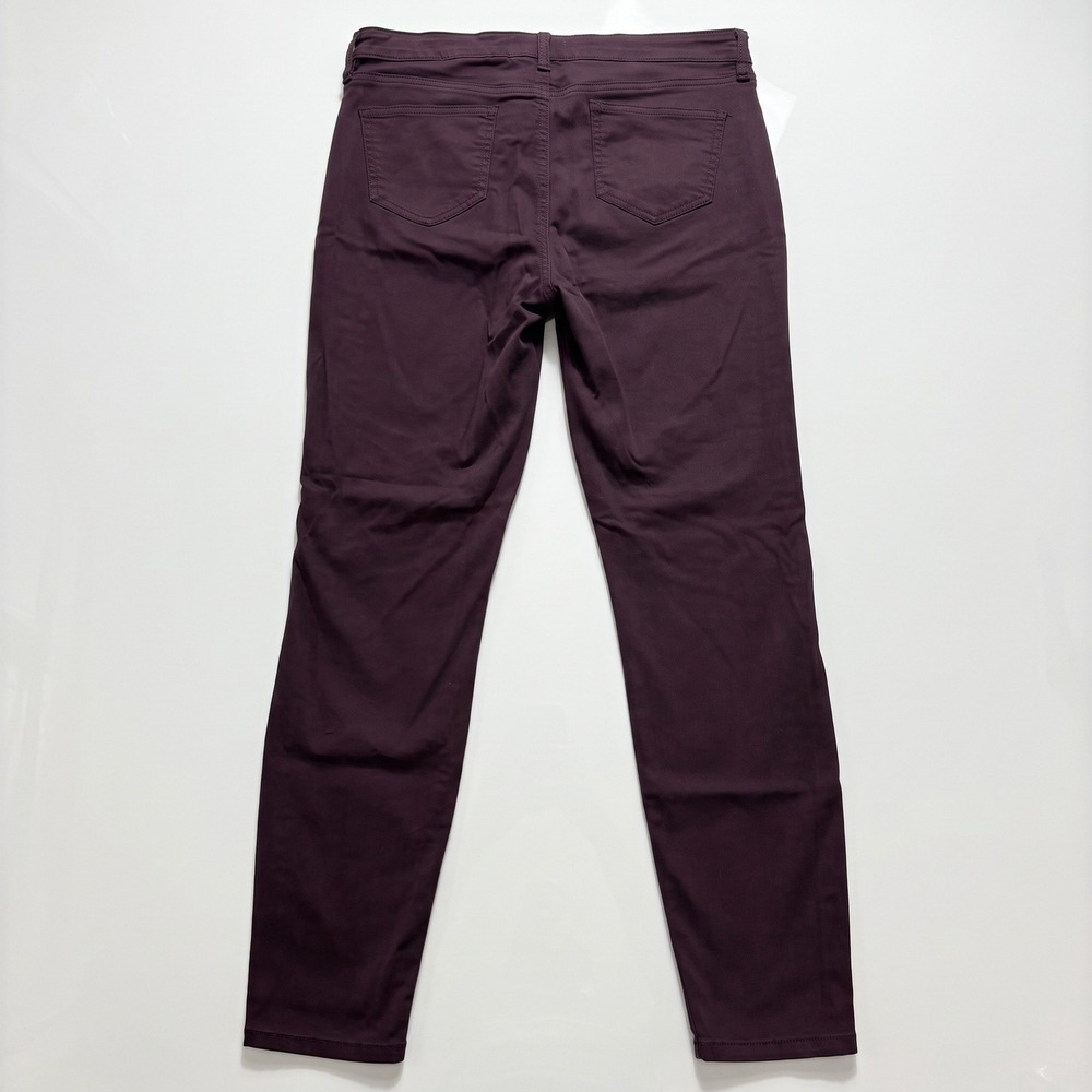 Buffalo David Bitton Hanna 10/30 Womens Dark Plum Skinny Jeans Boho Maroon